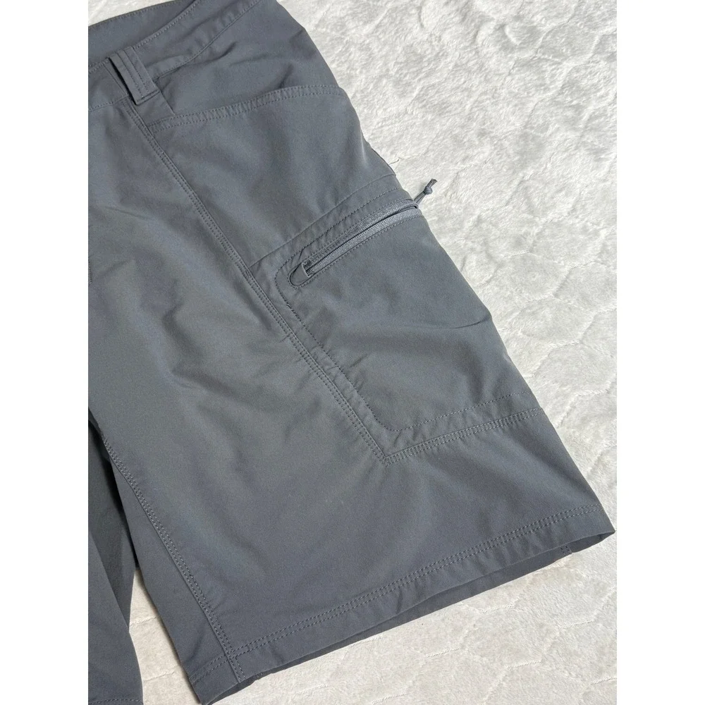 The North Face Mens Gray Hiking Camping Fishing Shorts Size 32 Utility Cargo